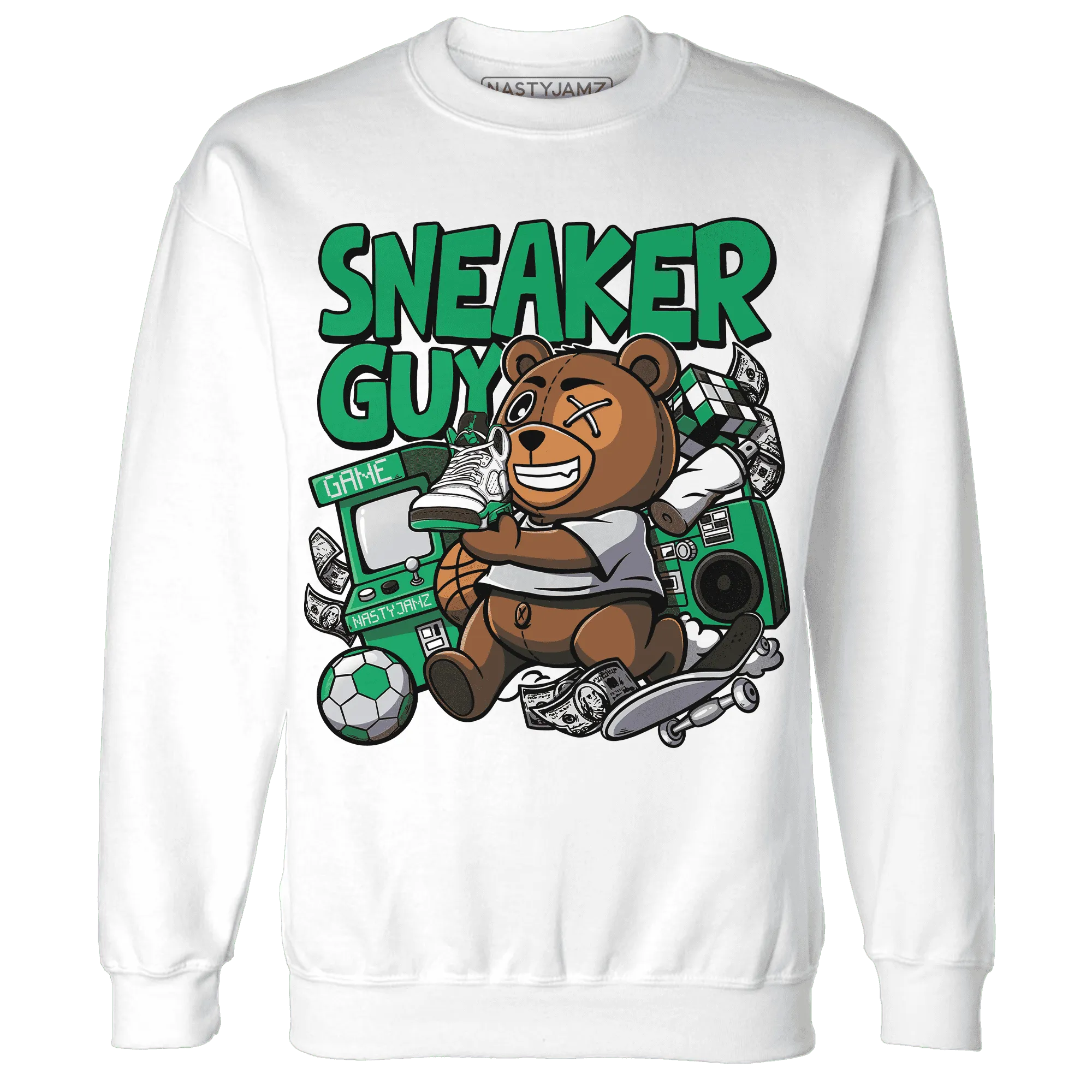 Lucky-Green-5s-Sweatshirt-Match-Sneaker-BER