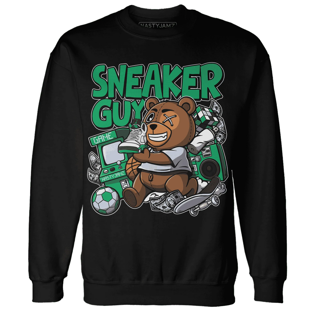 Lucky-Green-5s-Sweatshirt-Match-Sneaker-BER