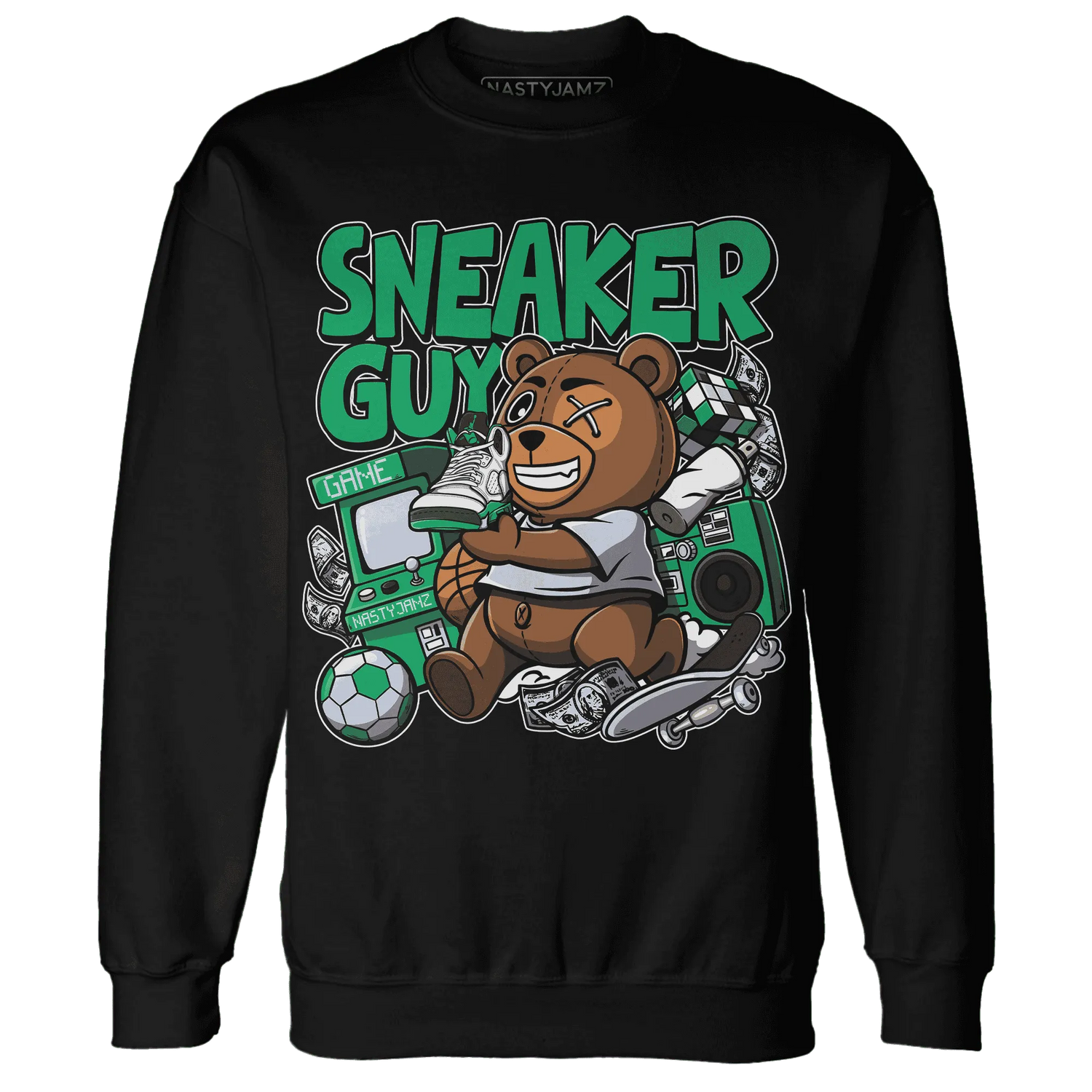Lucky-Green-5s-Sweatshirt-Match-Sneaker-BER