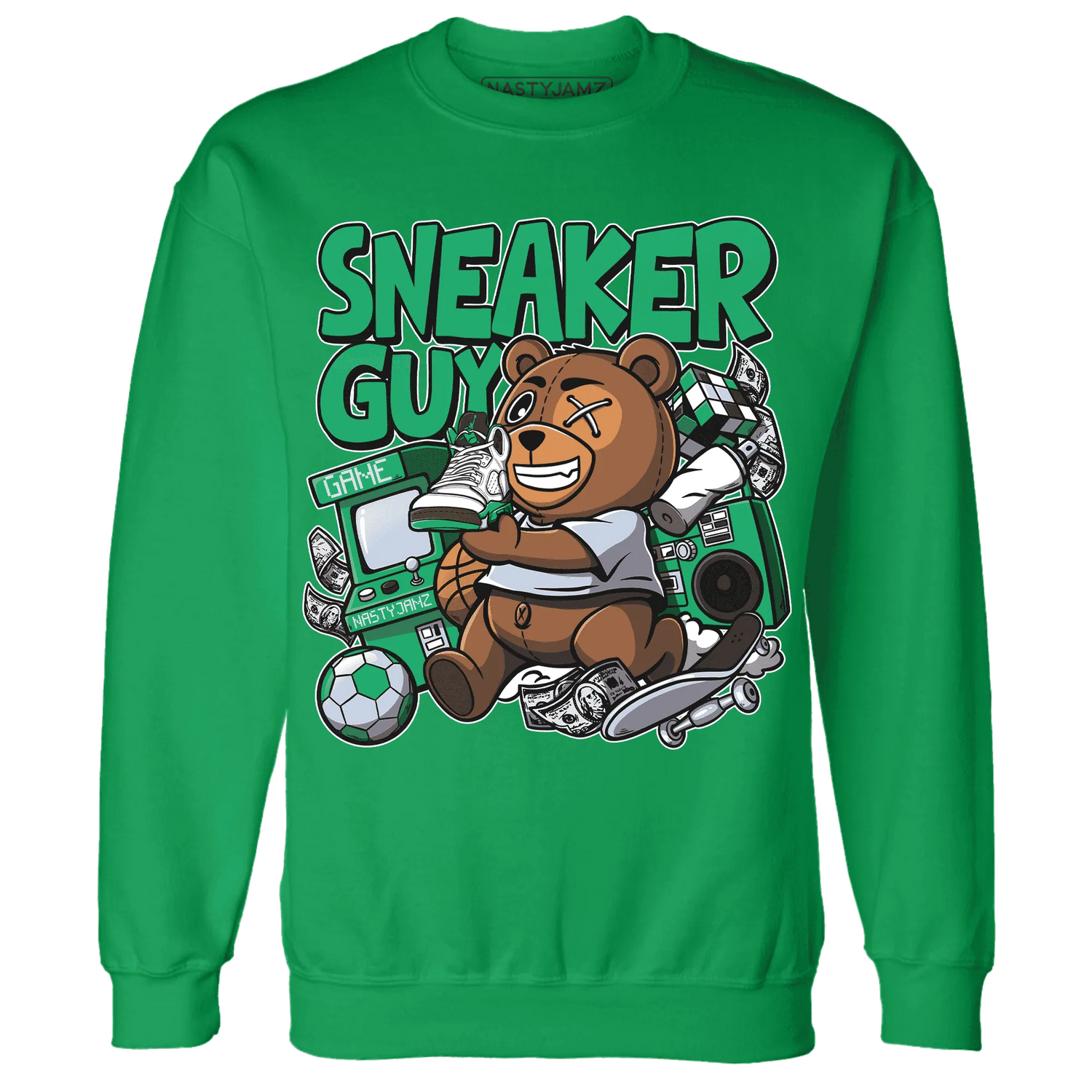 Lucky-Green-5s-Sweatshirt-Match-Sneaker-BER
