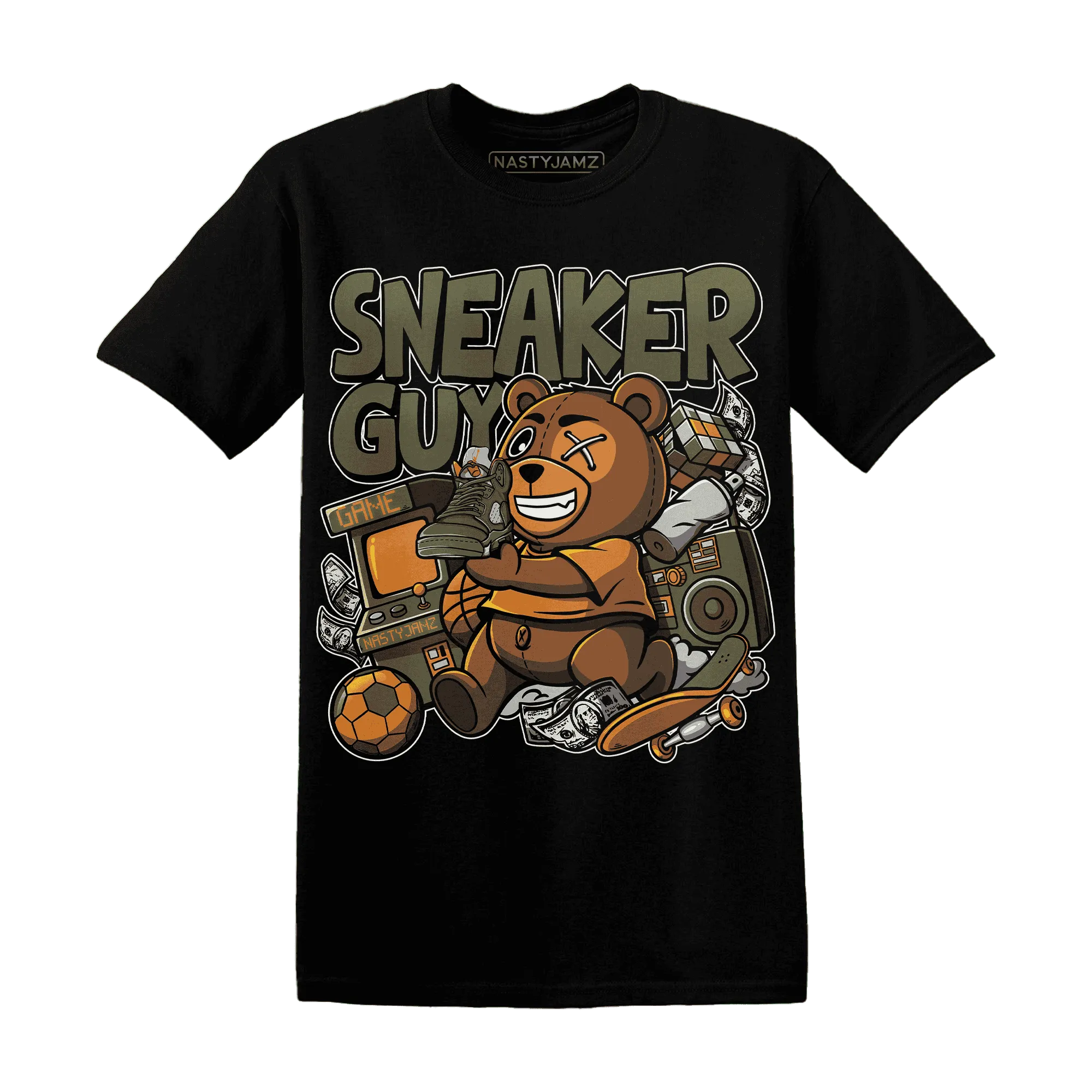 Olive-5s-T-Shirt-Match-Sneaker-BER