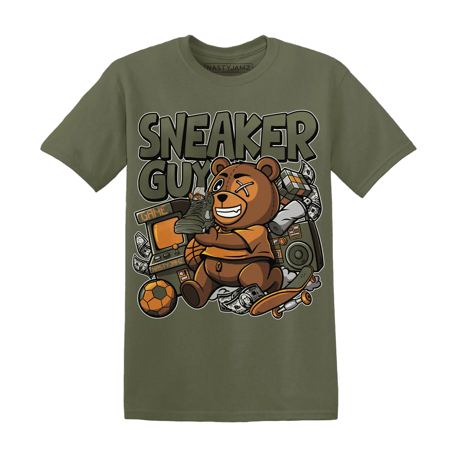 Olive-5s-T-Shirt-Match-Sneaker-BER