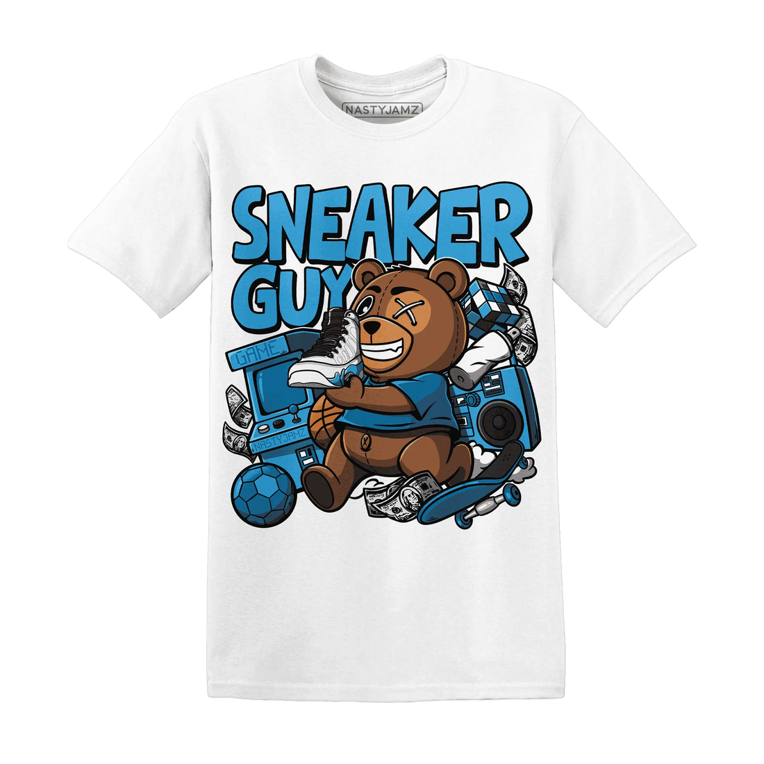 Powder-Blue-9s-T-Shirt-Match-Sneaker-BER