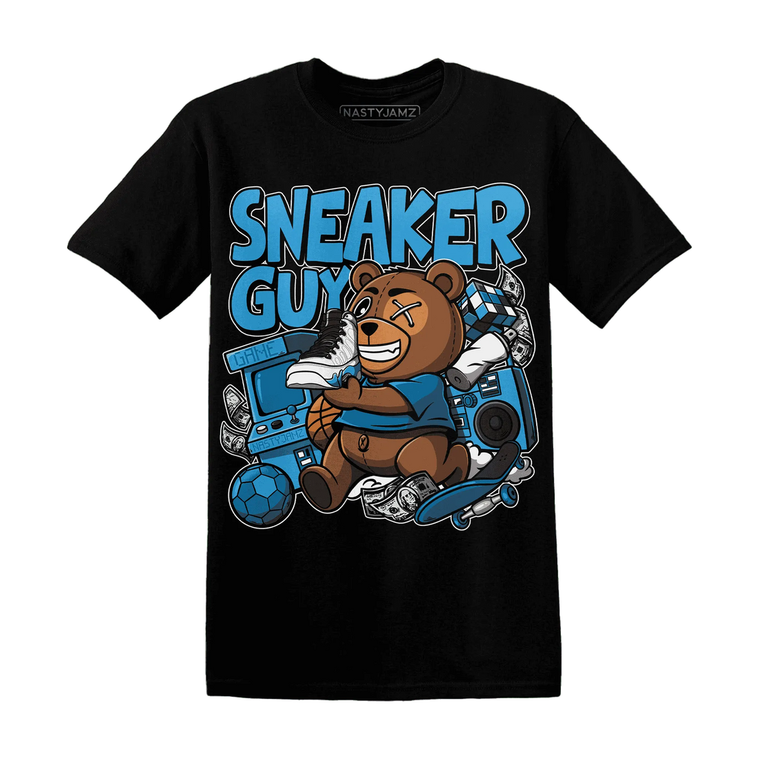 Powder-Blue-9s-T-Shirt-Match-Sneaker-BER