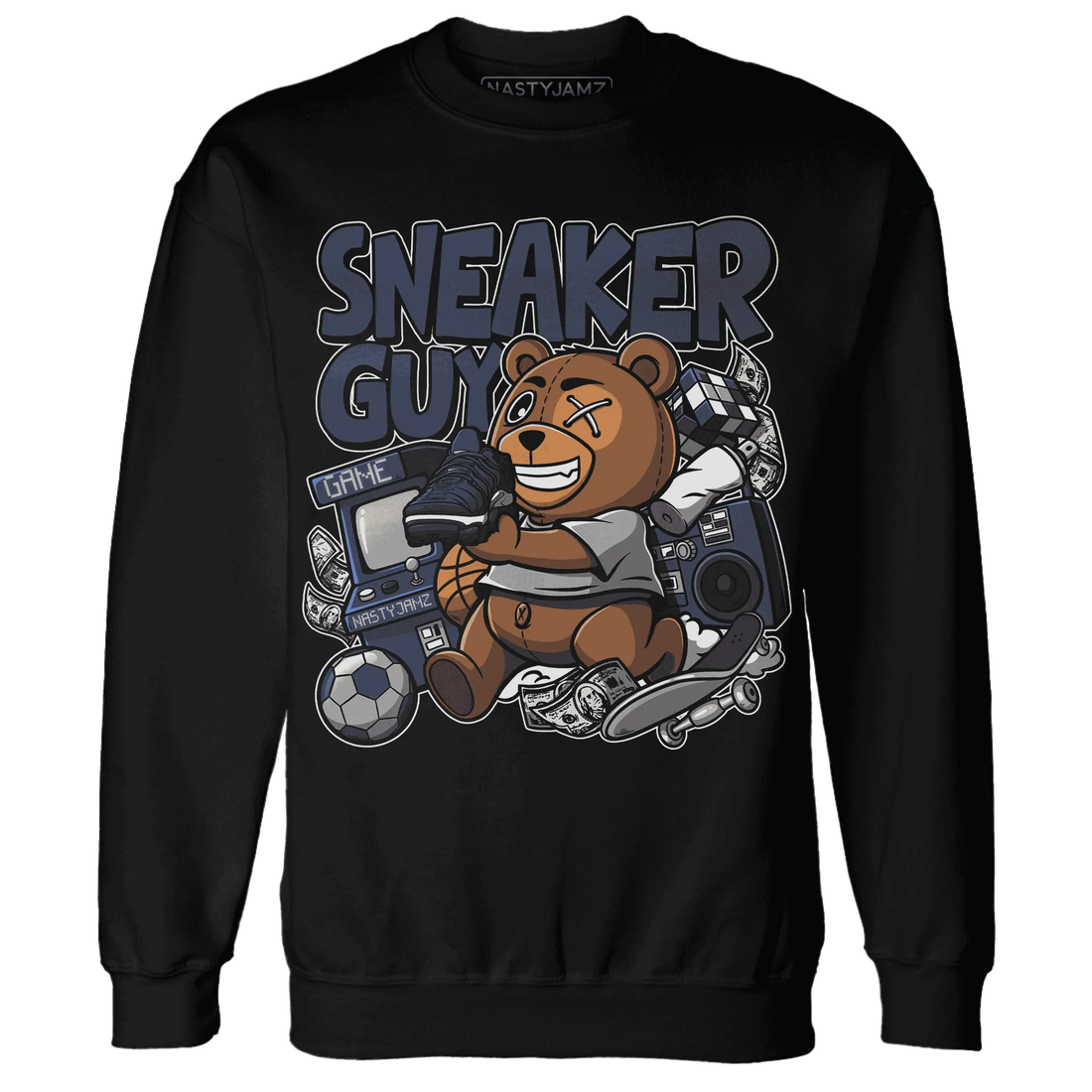VaporMax-Plus-Midnight-Navy-White-Metallic-Silver-NastyJamz-Sweatshirt-Match-Sneaker-BER