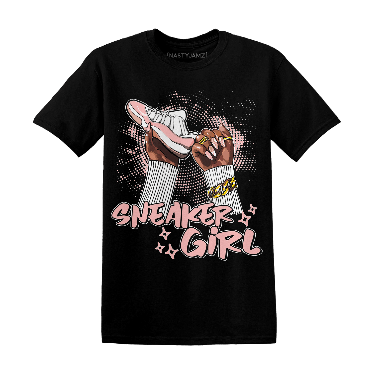 Low Legend Pink 11s T Shirt Match Sneaker Girl Nail - NastyJamz