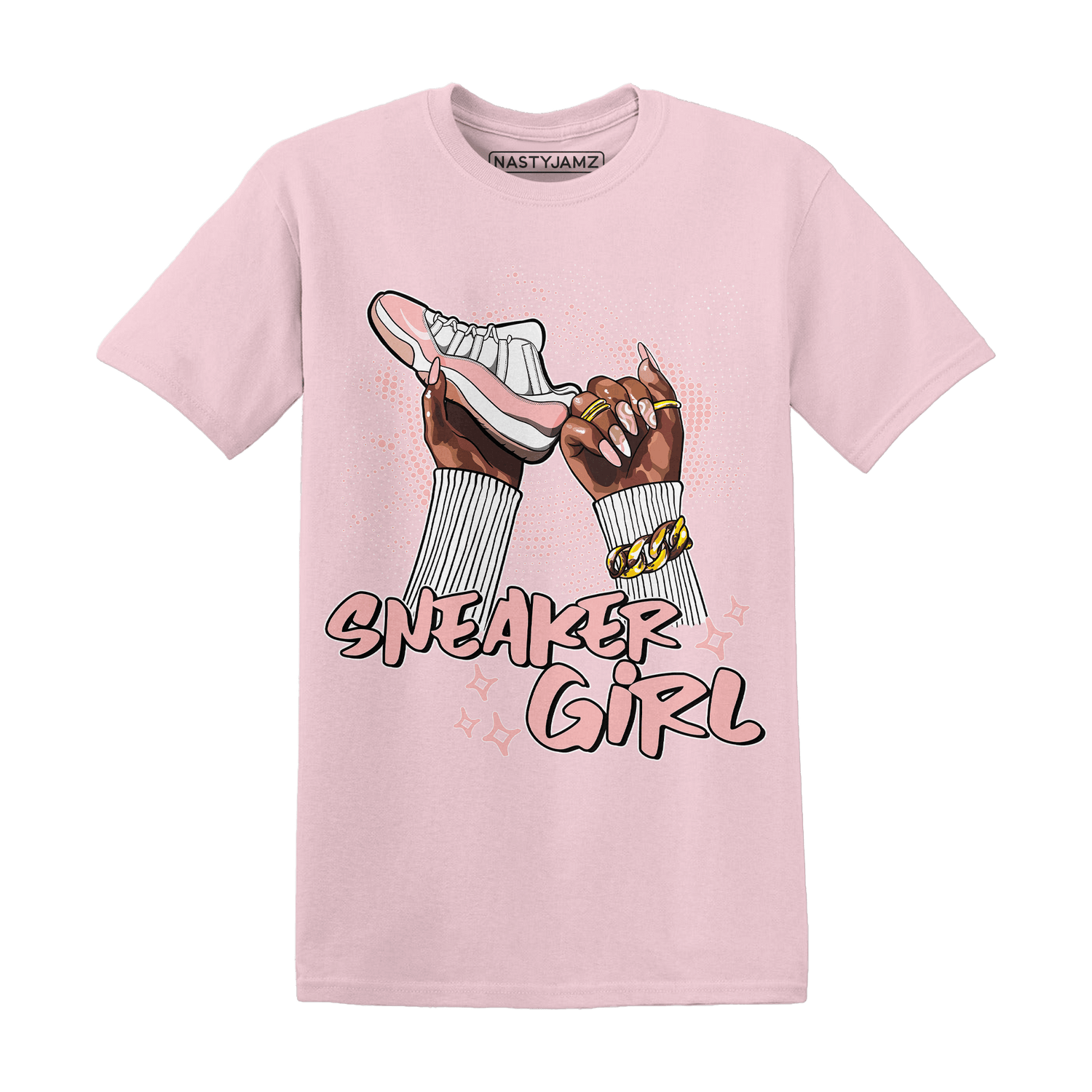 Low Legend Pink 11s T Shirt Match Sneaker Girl Nail - NastyJamz