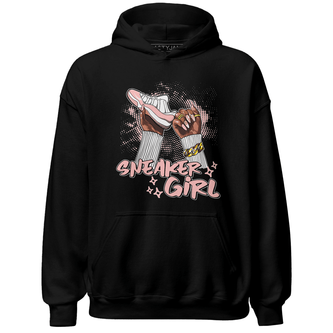 Low Legend Pink 11s Hoodie Match Sneaker Girl Nail - NastyJamz