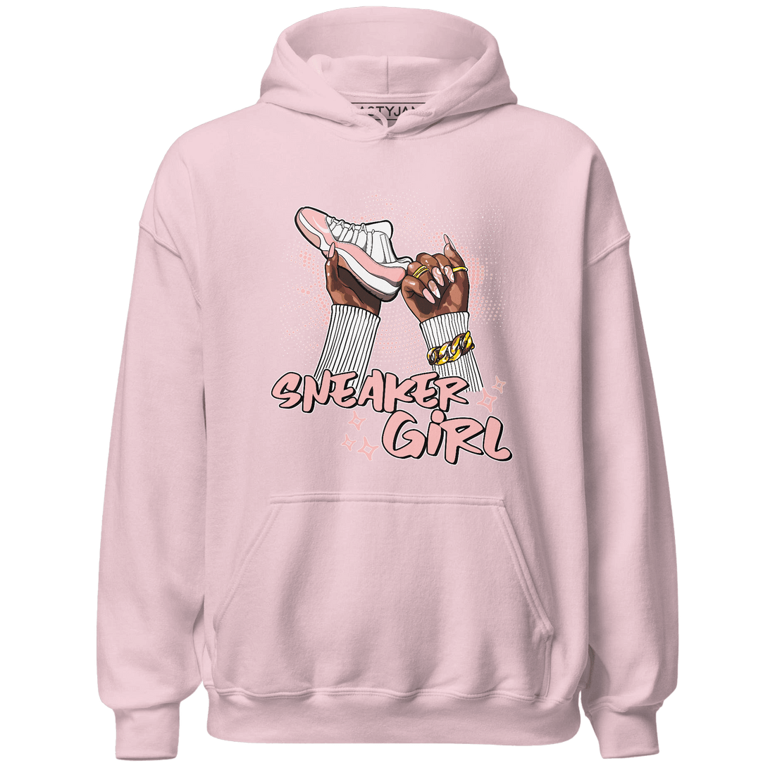 Low Legend Pink 11s Hoodie Match Sneaker Girl Nail - NastyJamz