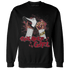 Retro Red Taxi 12s Sweatshirt Match Sneaker Girl Nail - NastyJamz