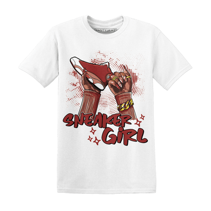 Dune Red 13s T Shirt Match Sneaker Girl Nail - NastyJamz