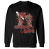 Dune Red 13s Sweatshirt Match Sneaker Girl Nail - NastyJamz