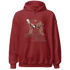 Dune Red 13s Hoodie Match Sneaker Girl Nail - NastyJamz