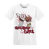 High 85 Metallic Burgundy 1s T Shirt Match Sneaker Girl Nail - NastyJamz