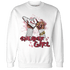 High 85 Metallic Burgundy 1s Sweatshirt Match Sneaker Girl Nail - NastyJamz