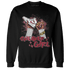 High 85 Metallic Burgundy 1s Sweatshirt Match Sneaker Girl Nail - NastyJamz