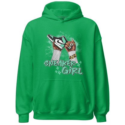High OG Green Glow 1s Hoodie Match Sneaker Girl Nail - NastyJamz