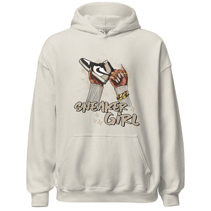 Latte 1s Hoodie Match Sneaker Girl Nail - NastyJamz