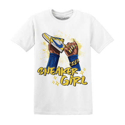Low OG Canary TVSC 1s T Shirt Match Sneaker Girl Nail - NastyJamz