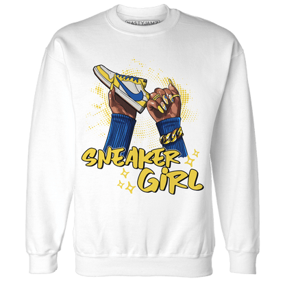 Low OG Canary TVSC 1s Sweatshirt Match Sneaker Girl Nail - NastyJamz