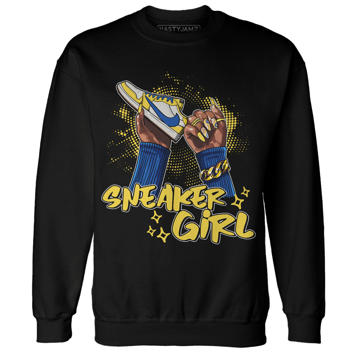 Low OG Canary TVSC 1s Sweatshirt Match Sneaker Girl Nail - NastyJamz