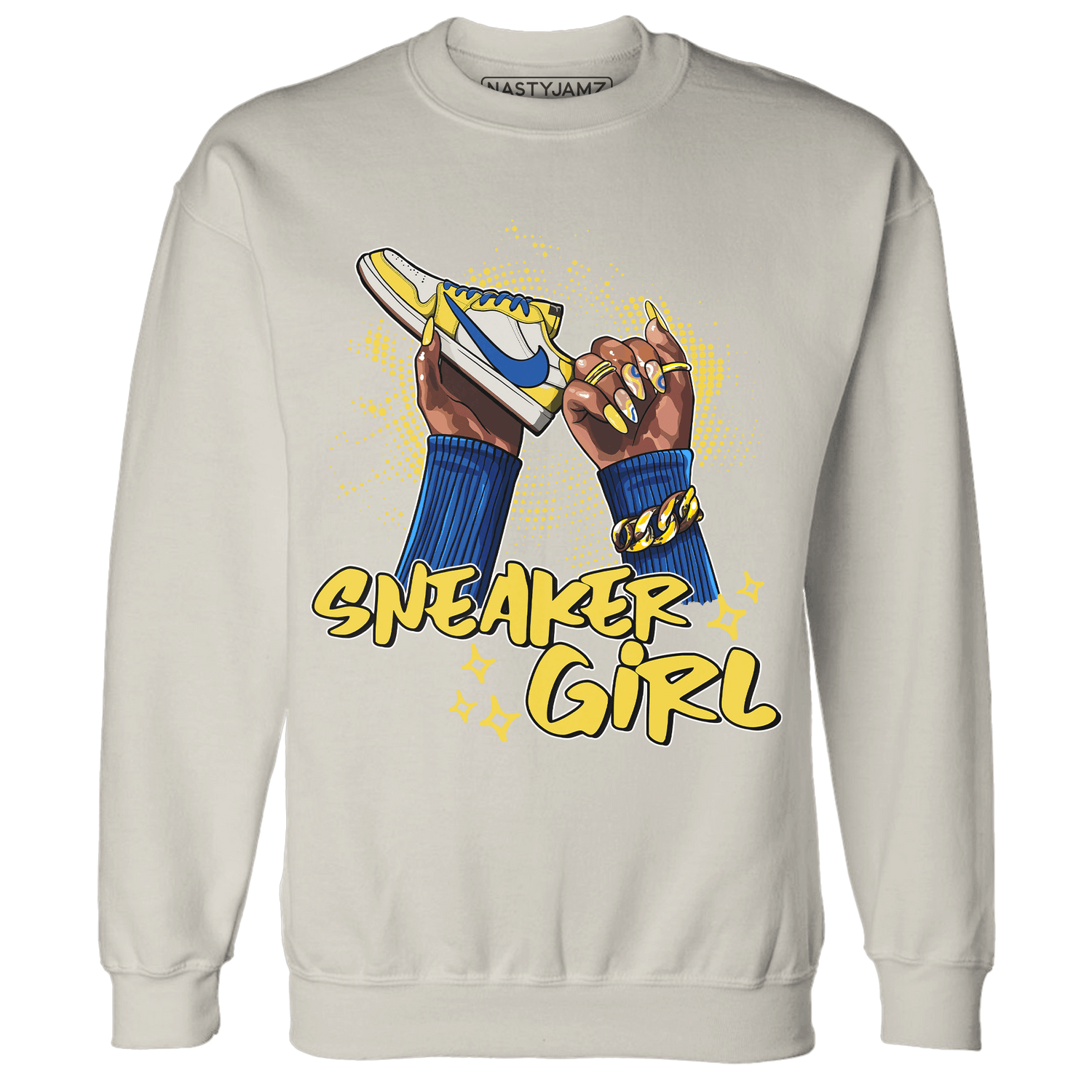 Low OG Canary TVSC 1s Sweatshirt Match Sneaker Girl Nail - NastyJamz