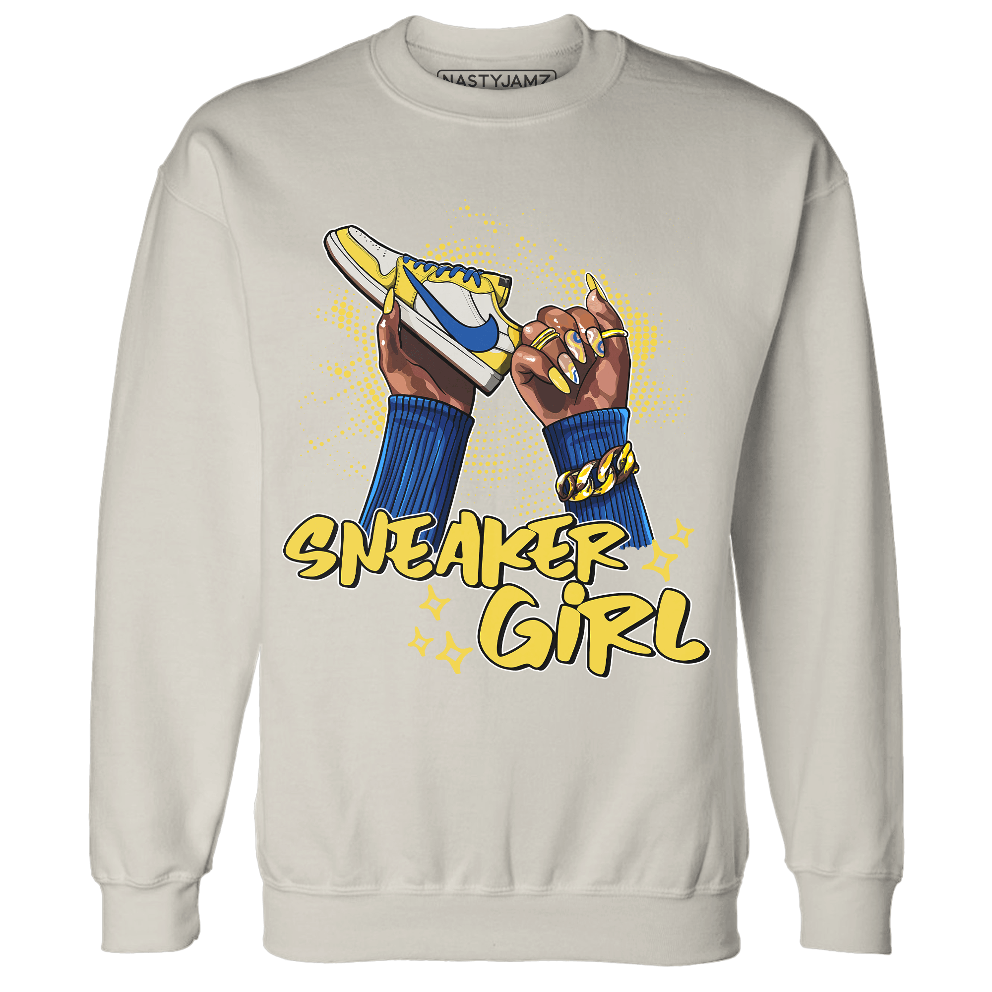 Low OG Canary TVSC 1s Sweatshirt Match Sneaker Girl Nail - NastyJamz