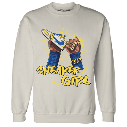 Low OG Canary TVSC 1s Sweatshirt Match Sneaker Girl Nail - NastyJamz