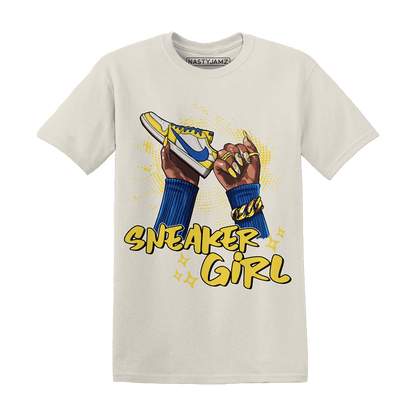 Low OG Canary TVSC 1s T Shirt Match Sneaker Girl Nail - NastyJamz