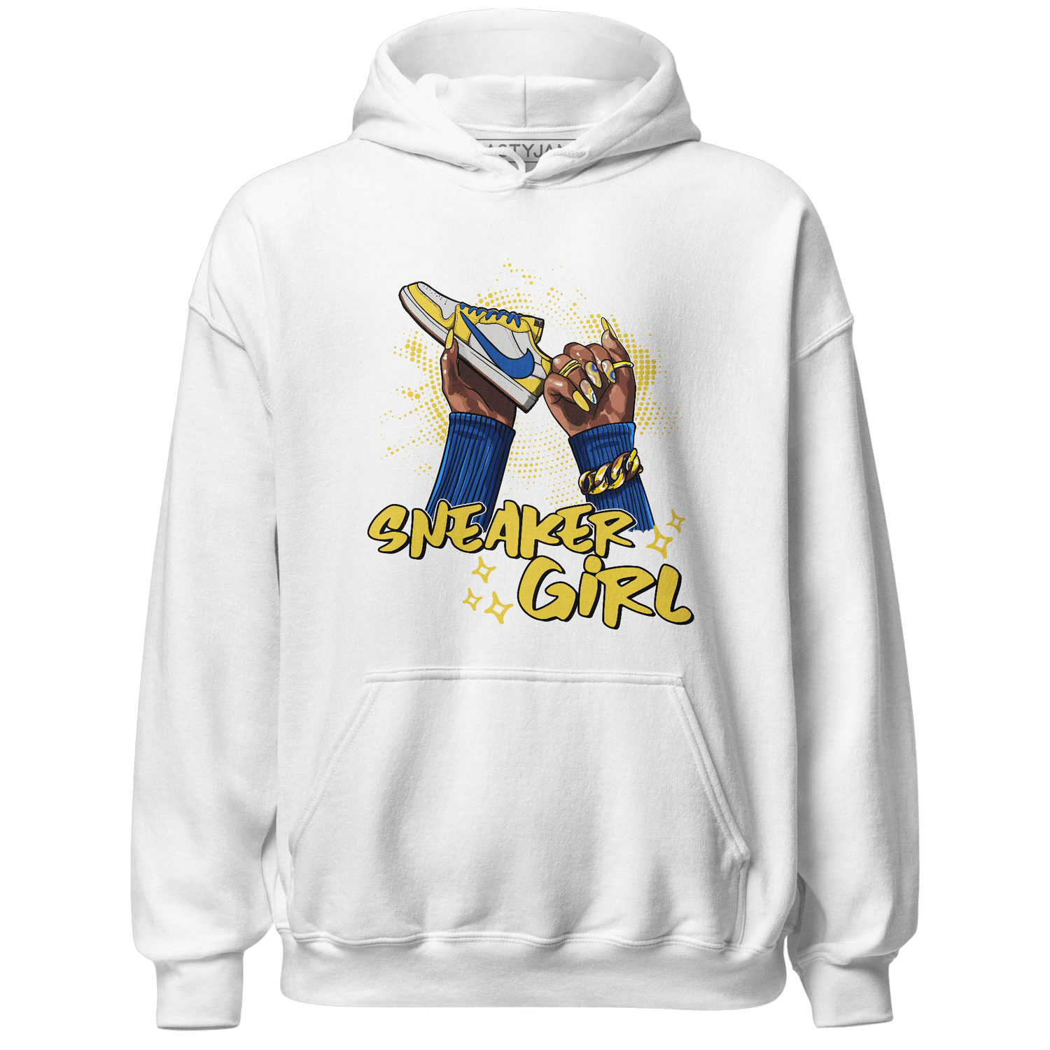 Low OG Canary TVSC 1s Hoodie Match Sneaker Girl Nail - NastyJamz