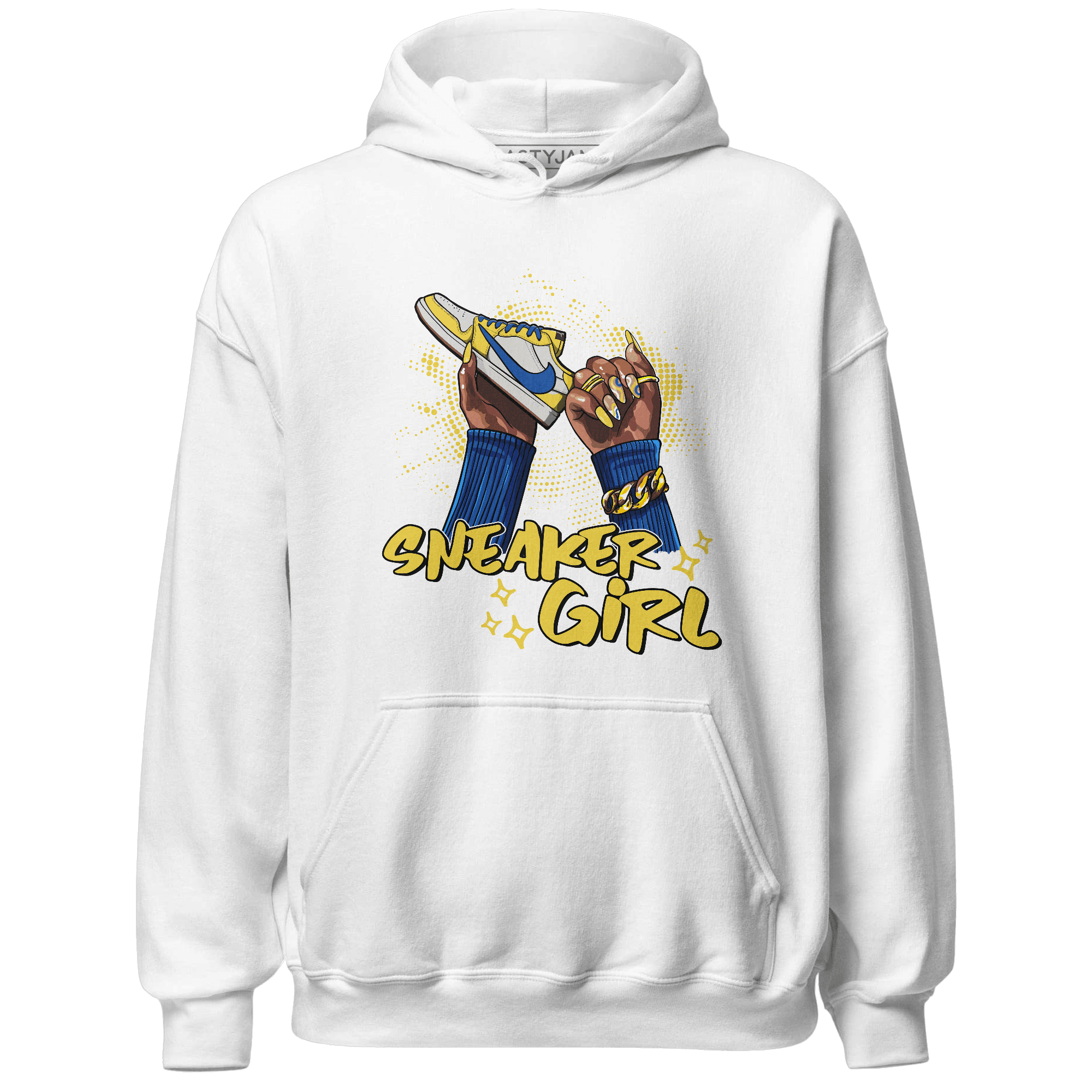 Low OG Canary TVSC 1s Hoodie Match Sneaker Girl Nail - NastyJamz