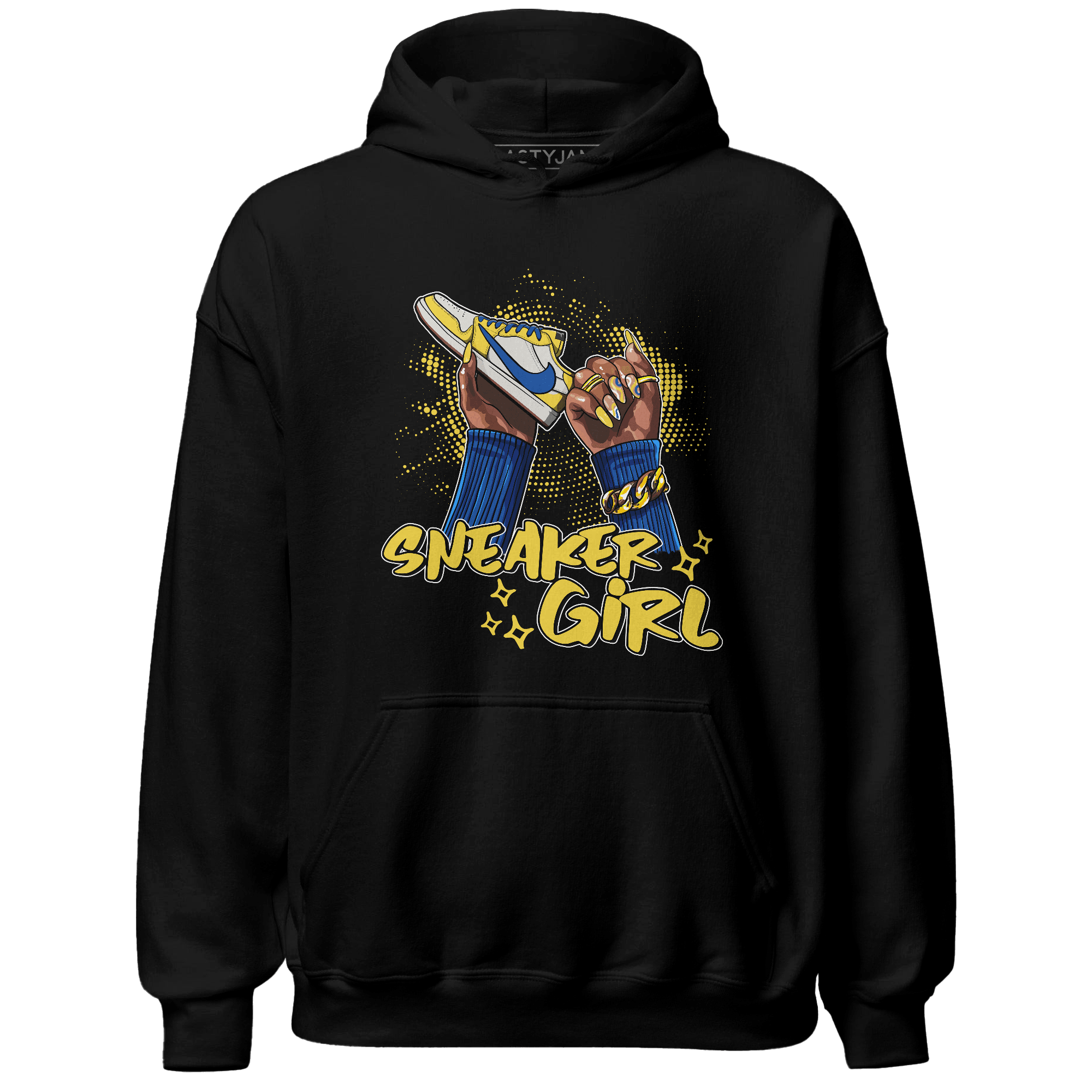 Low OG Canary TVSC 1s Hoodie Match Sneaker Girl Nail - NastyJamz