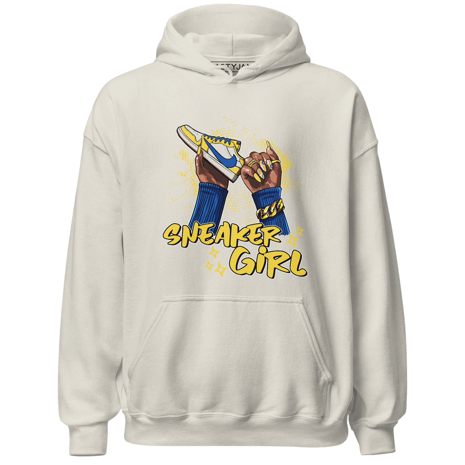 Low OG Canary TVSC 1s Hoodie Match Sneaker Girl Nail - NastyJamz