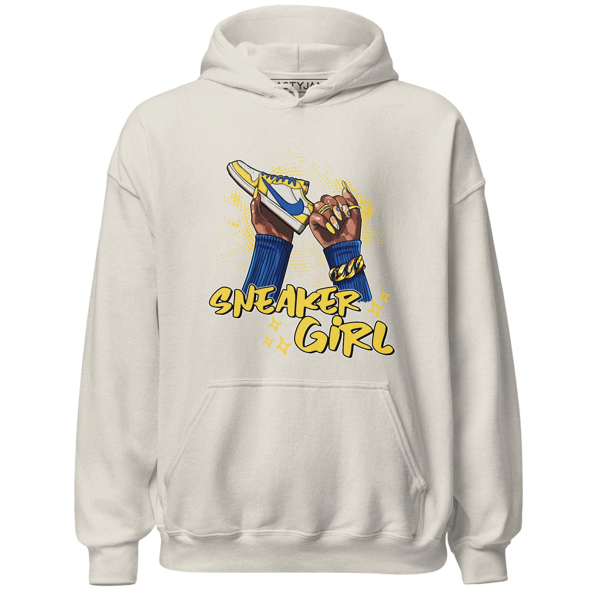 Low OG Canary TVSC 1s Hoodie Match Sneaker Girl Nail - NastyJamz