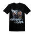 Mid Diffused Blue Grey 1s T Shirt Match Sneaker Girl Nail - NastyJamz