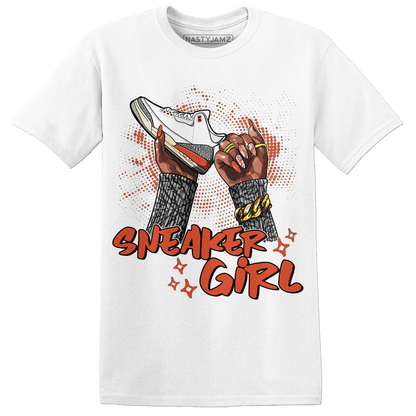Georgia Peach 3s T Shirt Match Sneaker Girl Nail - NastyJamz