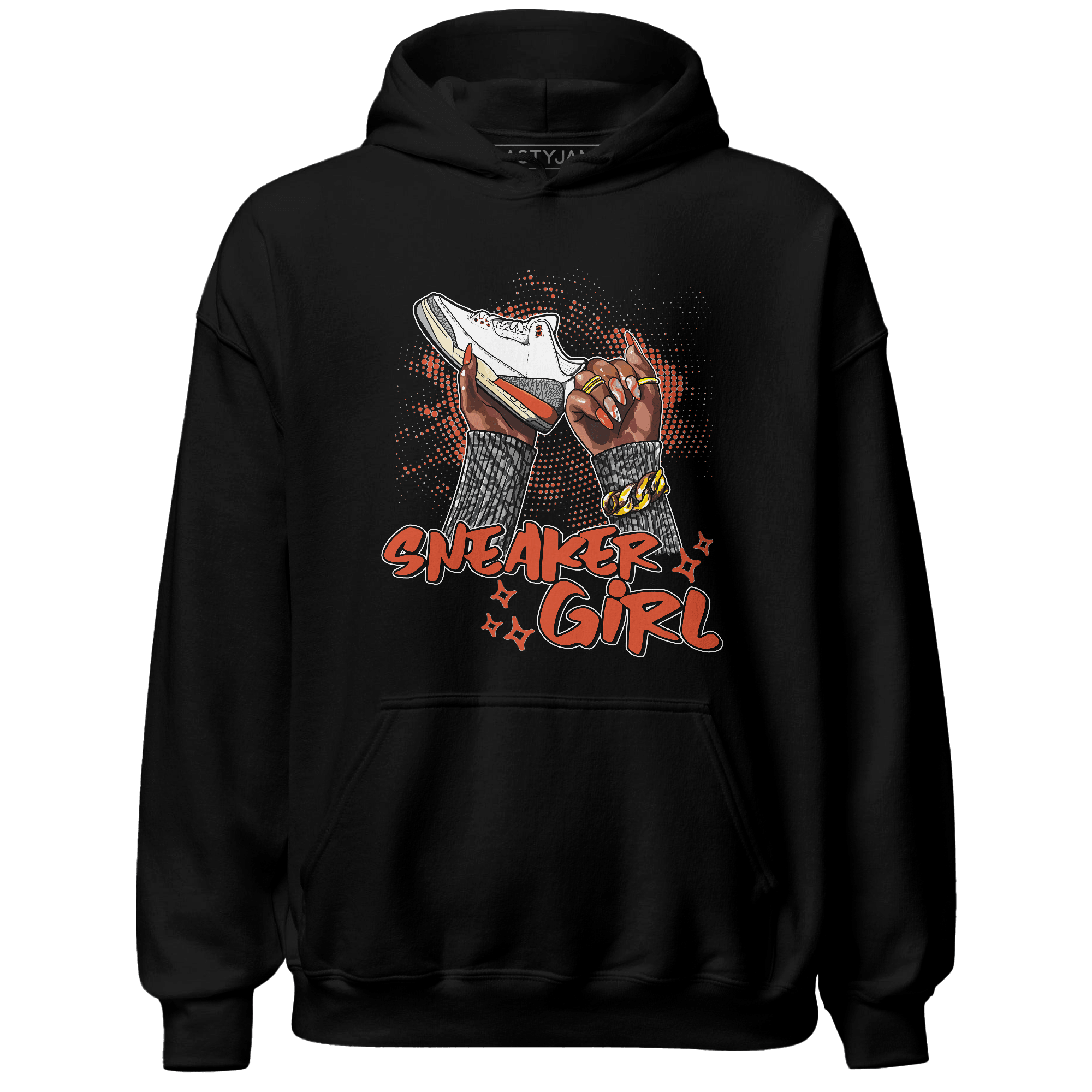 Georgia Peach 3s Hoodie Match Sneaker Girl Nail - NastyJamz