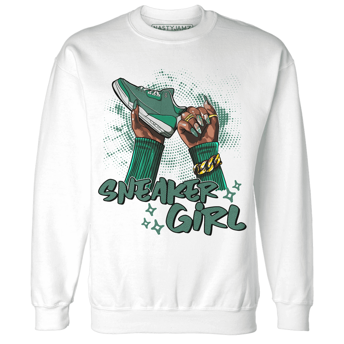 Nina CN Abney 3s Sweatshirt Match Sneaker Girl Nail - NastyJamz