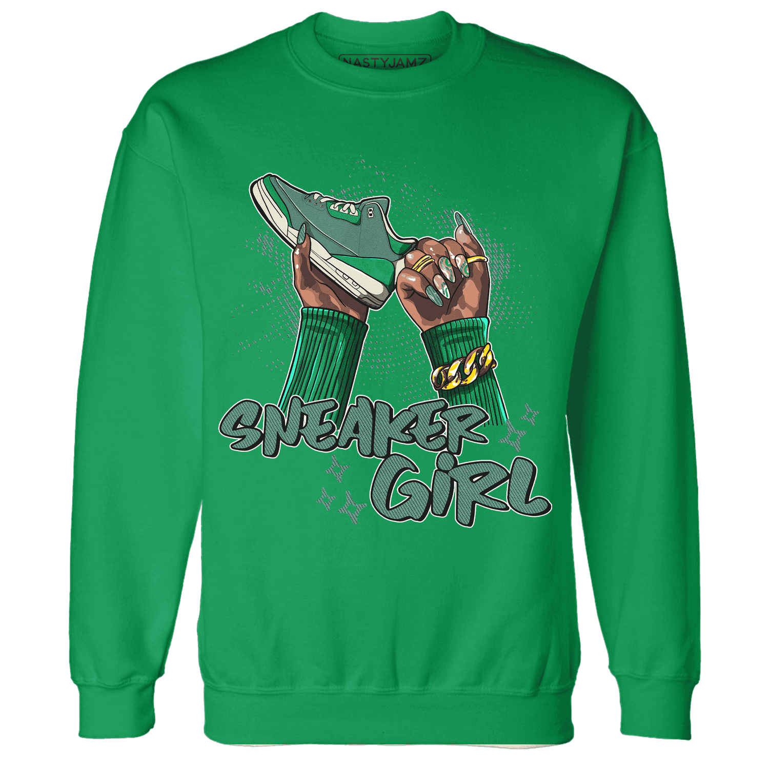 Nina CN Abney 3s Sweatshirt Match Sneaker Girl Nail - NastyJamz