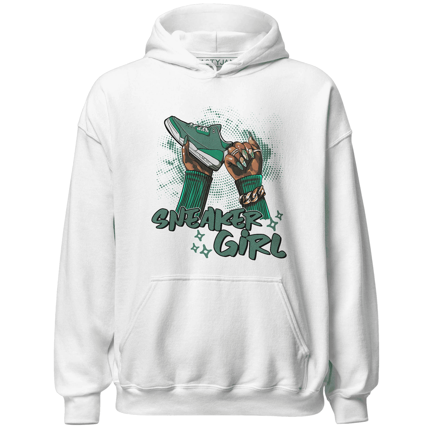 Nina CN Abney 3s Hoodie Match Sneaker Girl Nail - NastyJamz