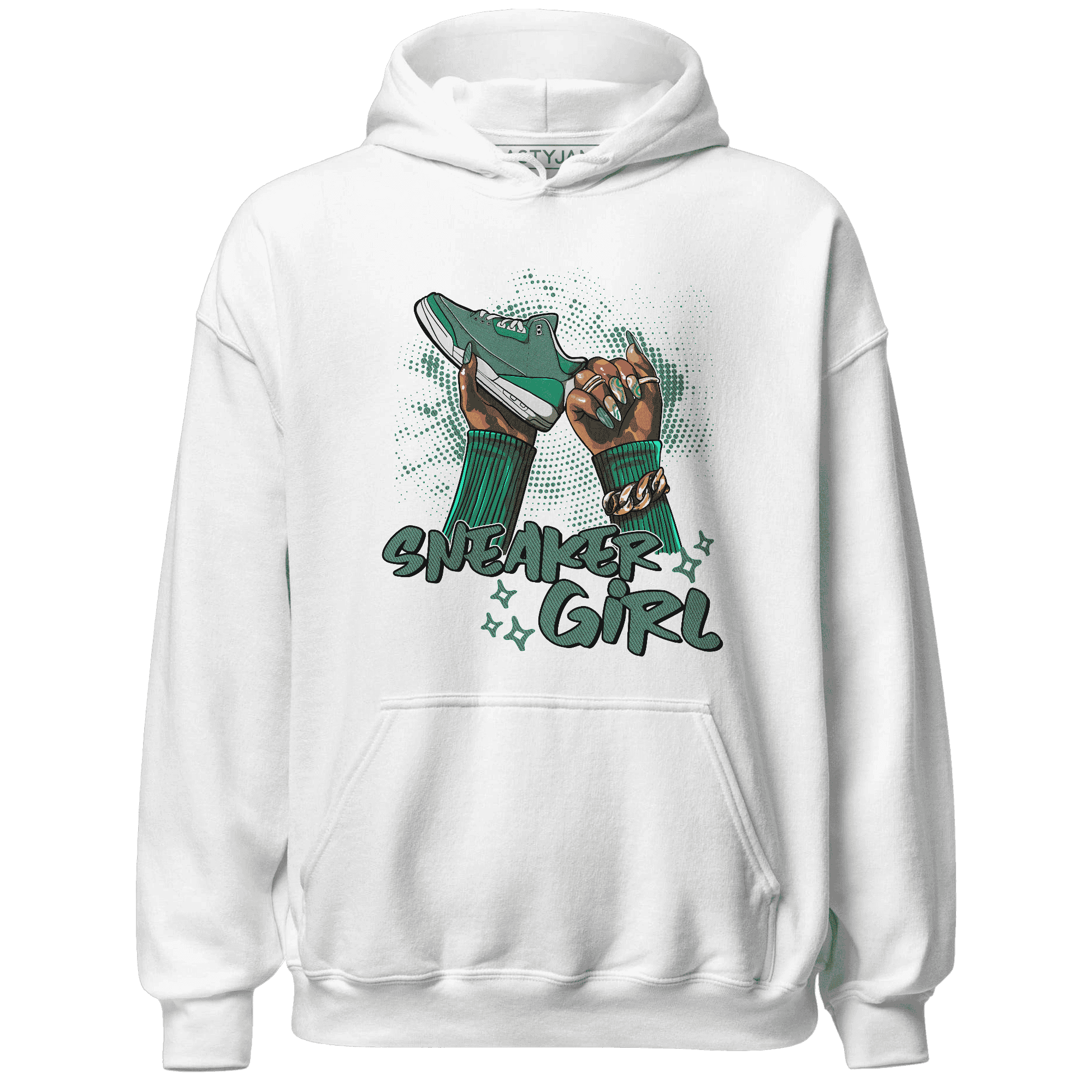 Nina CN Abney 3s Hoodie Match Sneaker Girl Nail - NastyJamz