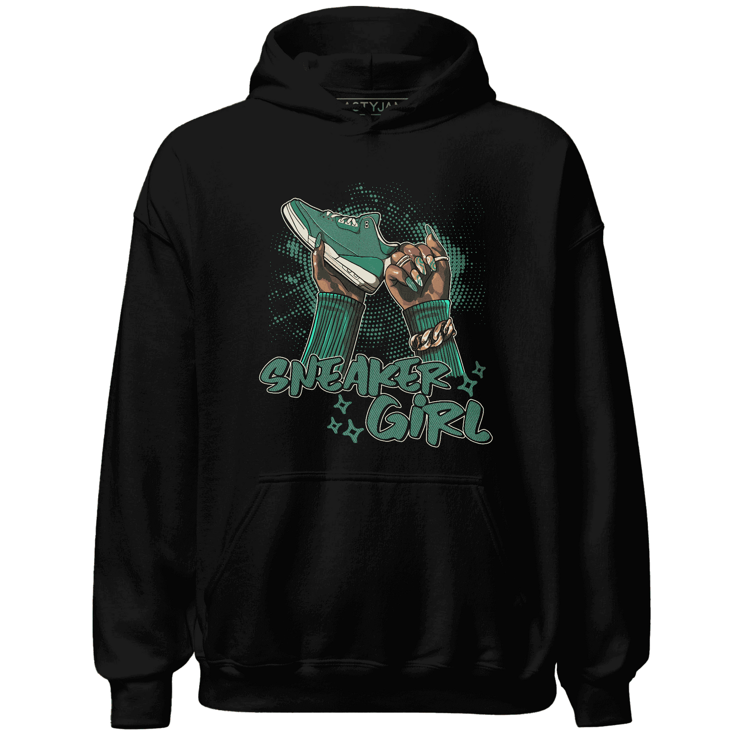 Nina CN Abney 3s Hoodie Match Sneaker Girl Nail - NastyJamz