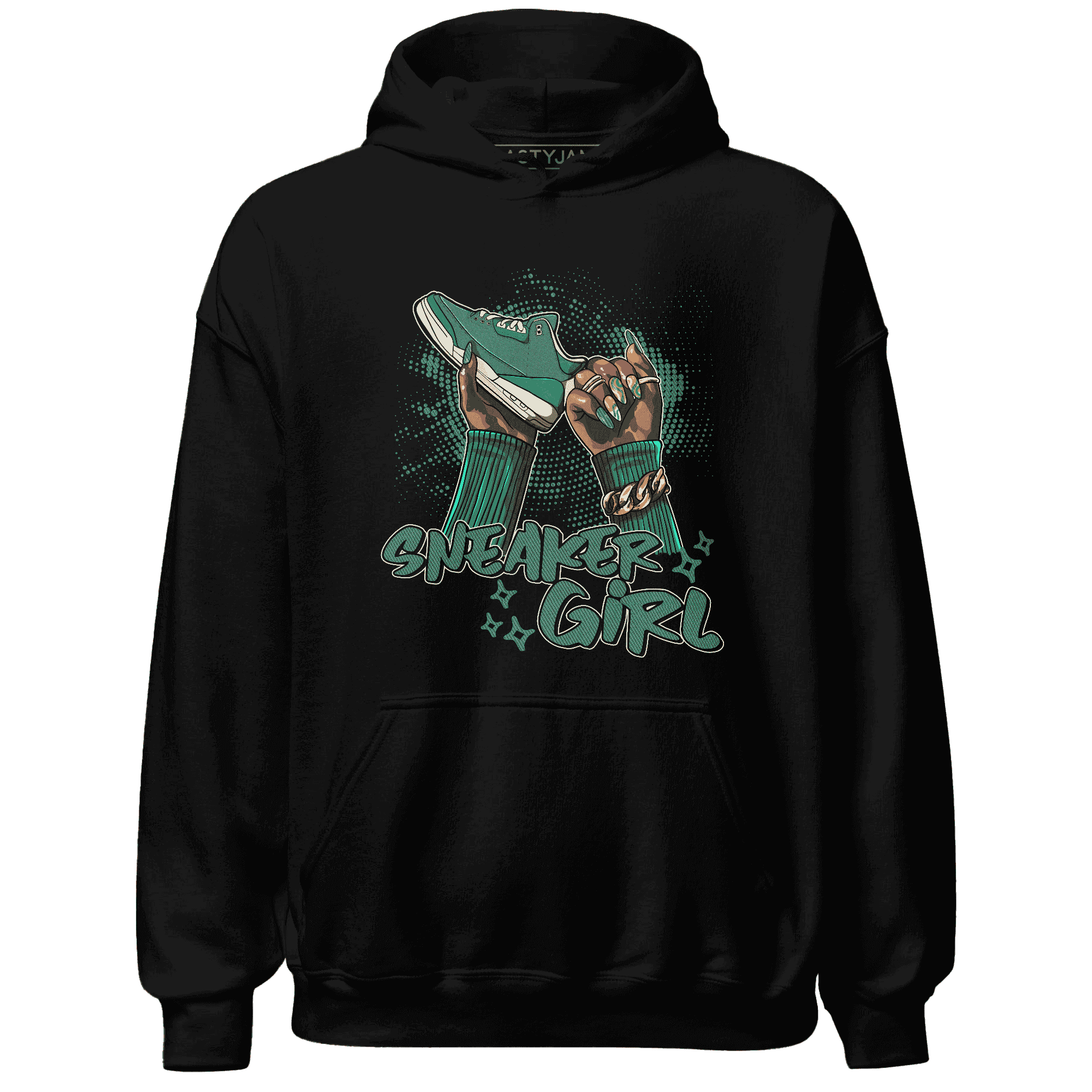 Nina CN Abney 3s Hoodie Match Sneaker Girl Nail - NastyJamz