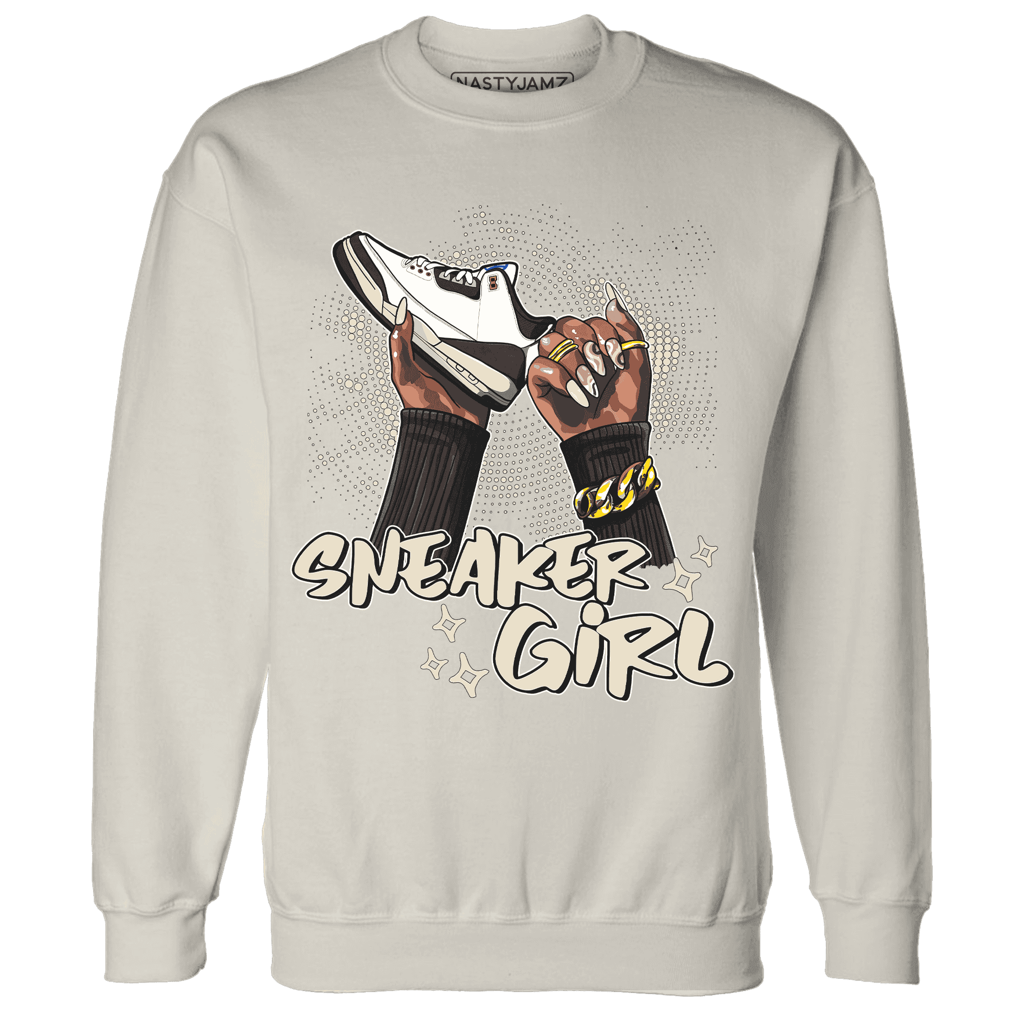 Quaiii 54 3s Sweatshirt Match Sneaker Girl Nail - NastyJamz