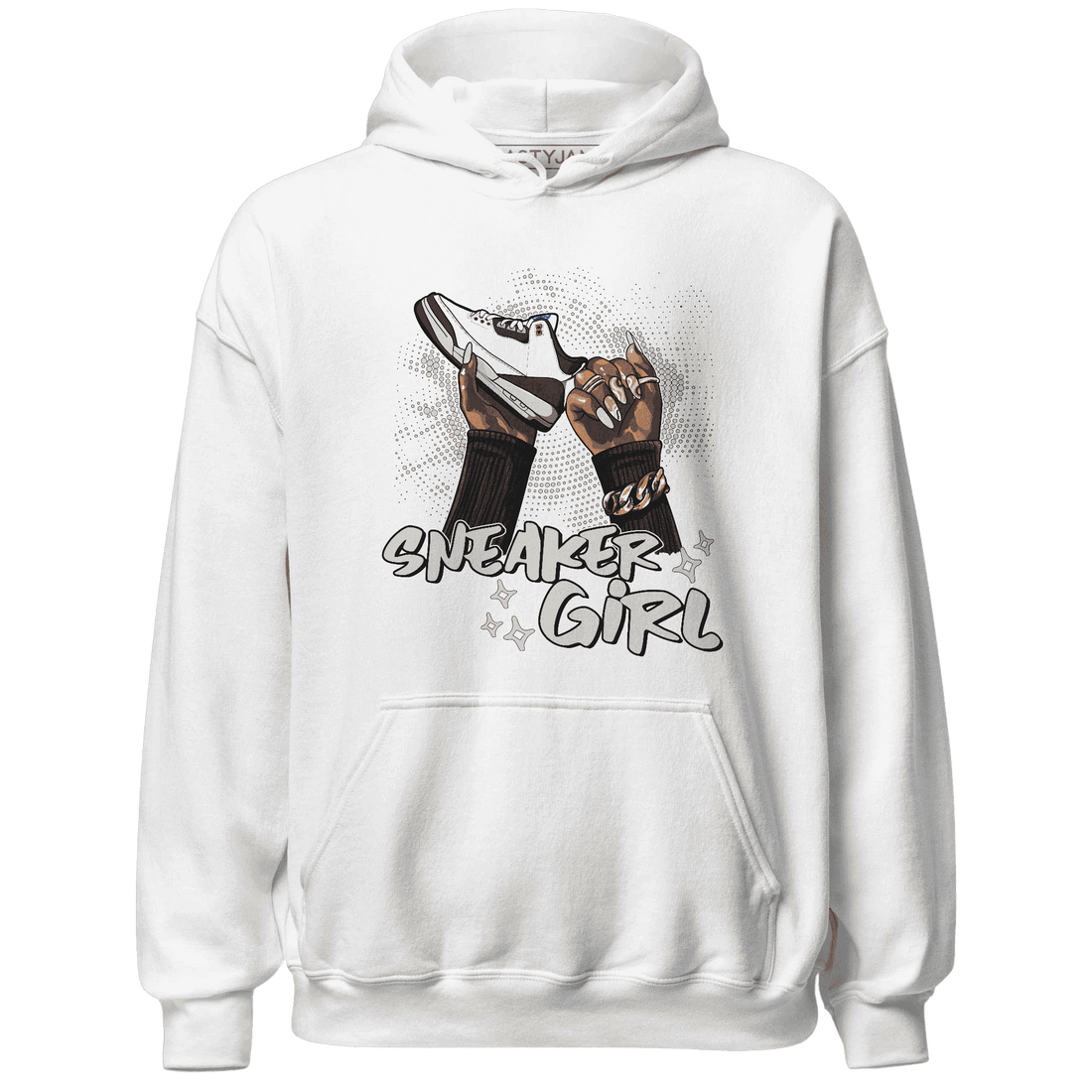 Quaiii 54s Hoodie Match Sneaker Girl Nail - NastyJamz