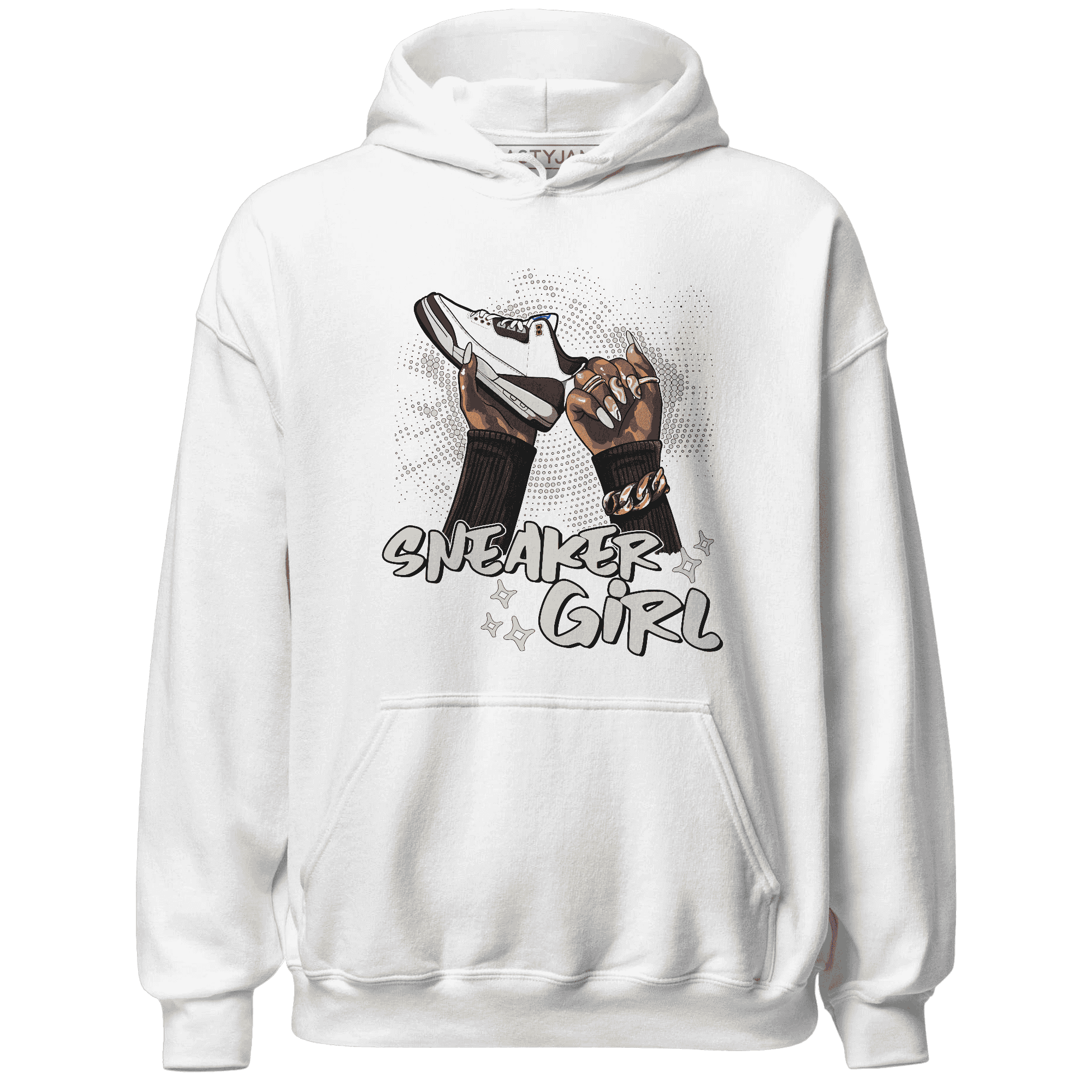 Quaiii 54s Hoodie Match Sneaker Girl Nail - NastyJamz