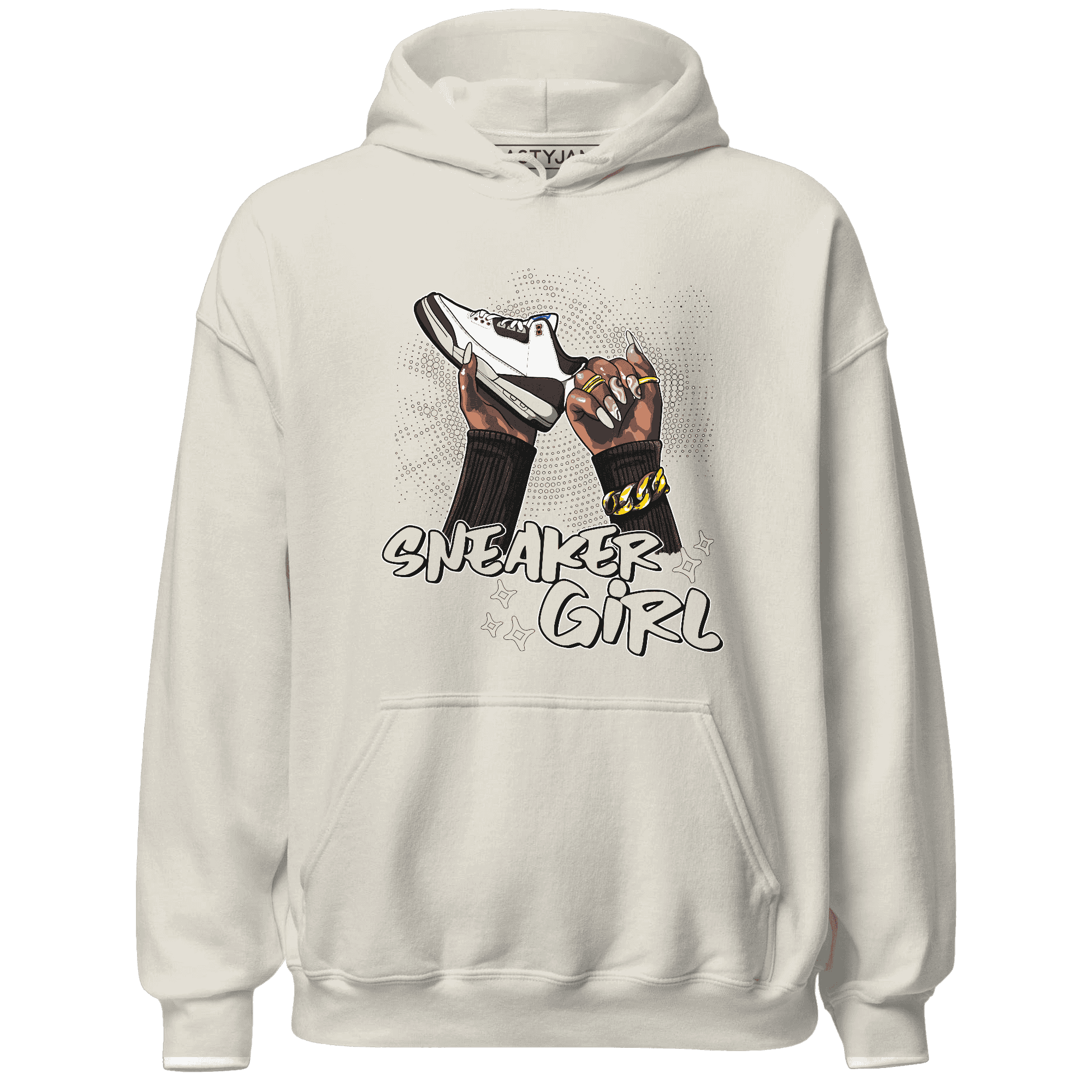 Quaiii 54s Hoodie Match Sneaker Girl Nail - NastyJamz