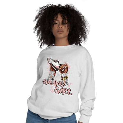 Red Stardust 3s Sweatshirt Match Sneaker Girl Nail - NastyJamz