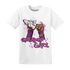 GS Hyper Violet 4s T Shirt Match Sneaker Girl Nail - NastyJamz