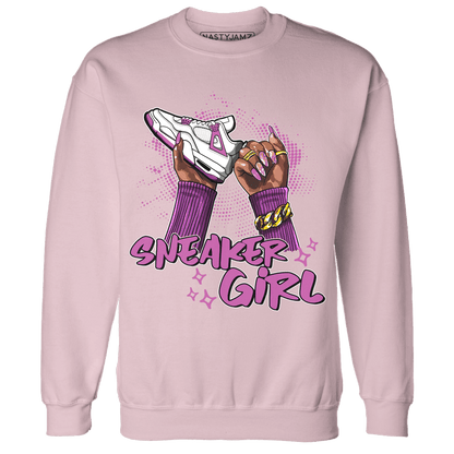 GS Hyper Violet 4s Sweatshirt Match Sneaker Girl Nail - NastyJamz